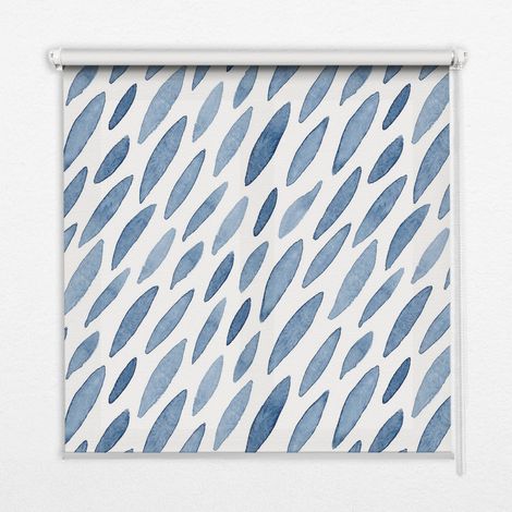 Innenrollo Fensterrollo - Rollo ohne Bohren - Sichtschutzrollo - Lichtdurchlässiges Rollo - Rechteckiges - Rollo - (150 cm x 140 cm) - Lackierte Maserung