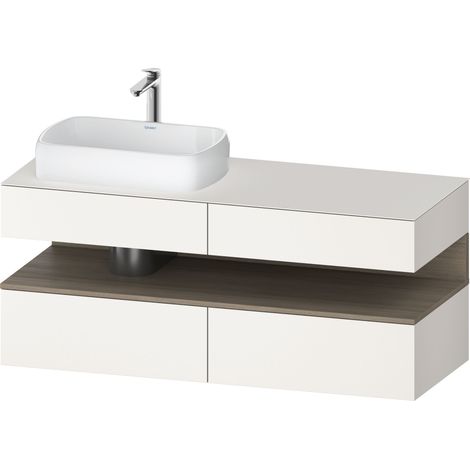 Duravit Collection One Meuble sous-vasque sur console, 2 tiroirs,