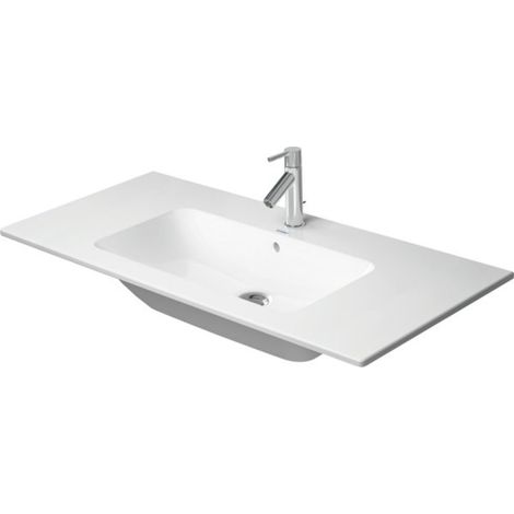 Meuble lavabo ME by Starck avec vasque en U, HLB 1030x490mm, avec éclairage HL (1/3)
