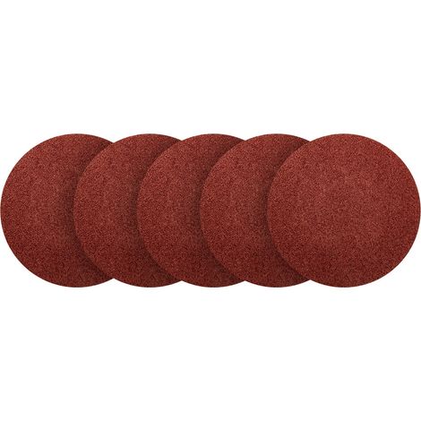 Disques de ponçage Velcro 150 mm, P36, lot de 5, sans trous (1/5)