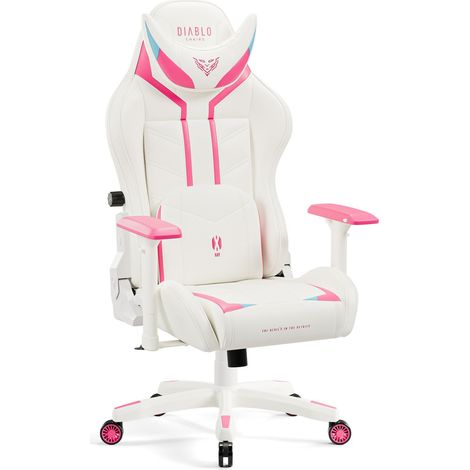Chaise de gaming Diablo X-Ray 2.0 Normal Size : Blanche-rose
