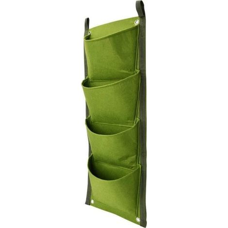 Eco-friendly wall pocket for plants, reusable for kitchen windows, balconies, terraces, and aromatic herbs.