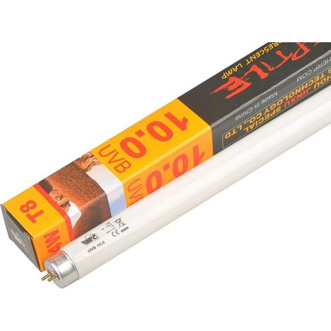 Tube T8 UVB 10.0 14W, Lampe pour Reptiles, Lézards et Tortues Terrestres, Néon de Terrarium (1/5)