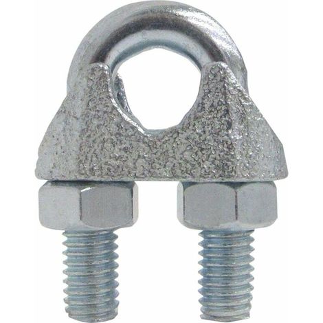1x serre câble étrier 22mm acier universel U clip A = 37mm, B = 85mm, filetage M14