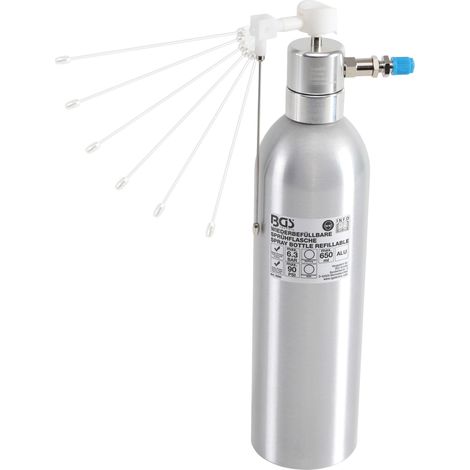 BGS Pulverizador Plata 650ml Aluminio Seguro