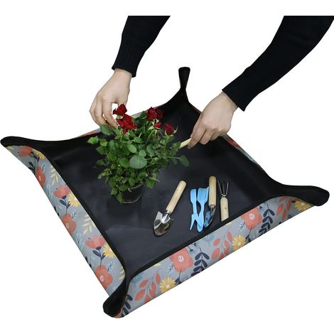 Tapis imperméable de plantes pour plantes succulentes d'intérieur Oxford, imperméable, en tissu, Portable, tapis de jardinage de rempotage (1/5)