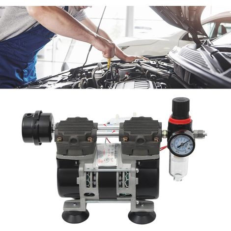Pompe à vide de laboratoire sans huile 230 W, 1400 tr/min, pompe à vide sans huile, pompe à vide de laboratoire industriel, 17,5 x 11 x 14,9 cm (1/5)