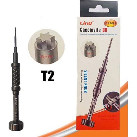 Tournevis Professionnel Torx 3d T2 Réparation De Téléphone Portable Bst898-t2