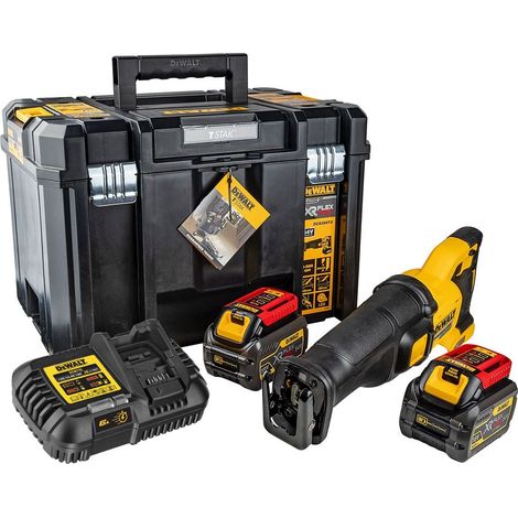 DeWALT DCS388T2 54v XR FLEXVOLT Reciprocating Saw 2x 6.0ah Batteries (1/5)