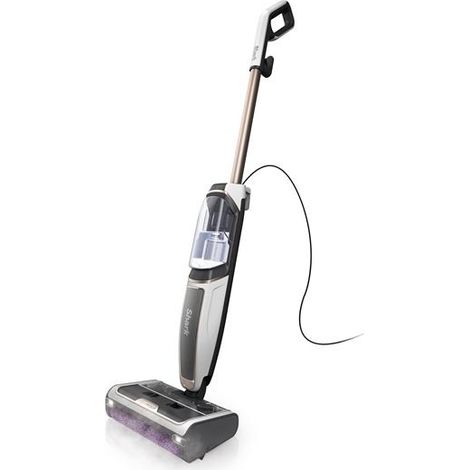 Shark Steam Pickup Escoba de Vapor 3-en-1 Blanca