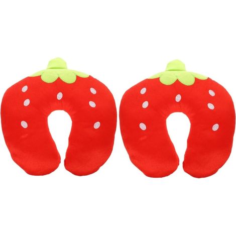2 Pièces Massage Pillow Oreiller Massage Travel Pillow Oreiller pour cervicales Cozy Pillow Voyage Charmant Cou de Sieste de Bureau s de Voyage Coton PP (1/5)
