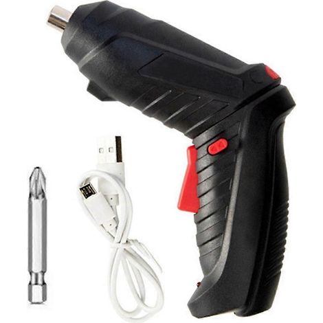 Kit de tournevis sans fil 3,6 V, perceuse électrique à main au lithium 1-- (1/5)