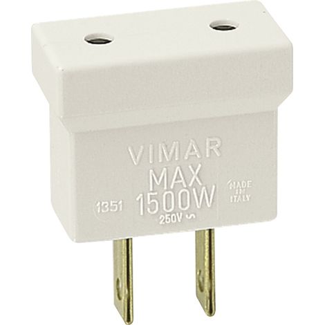 Adapter 2P USA - P10 Weiß VIMAR 01351.B