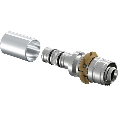Uponor Press-System-Übergangskupplung 1015167 16 mm x 16 Rapex, Messing verzinnt (1/2)
