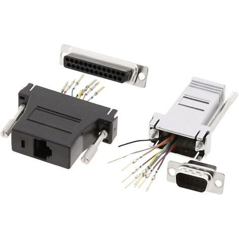 Adaptateur SUB-D SUB-D femelle 9 pôles - RJ45 femelle MH Connectors DA9-SMJ8-K-RC 1 pc(s) A971621 (1/3)
