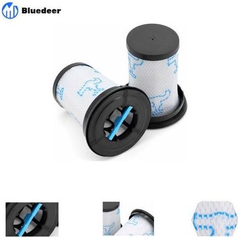 Lot de 2 Filtre de remplacement pour Aspirateur Balai Multifonction sans Fil Rowenta Air Force 760 Flex RH9571 RH9572 RH9574 RH9590 (Alternative à ZR009003) - Bluedeer