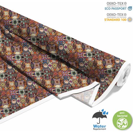 TESSUTI DECORATIVI PER ESTERNI OXFORD - motivo mandala decorativo (1/5)
