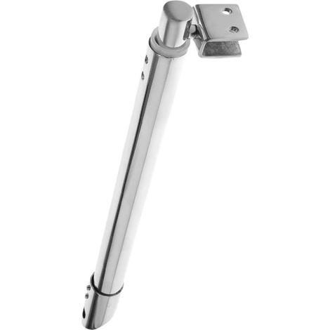 Barre de support de porte de douche en acier inoxydable, support de fixation pour verre d'une épaisseur de 8 à 12 mm (1/5)
