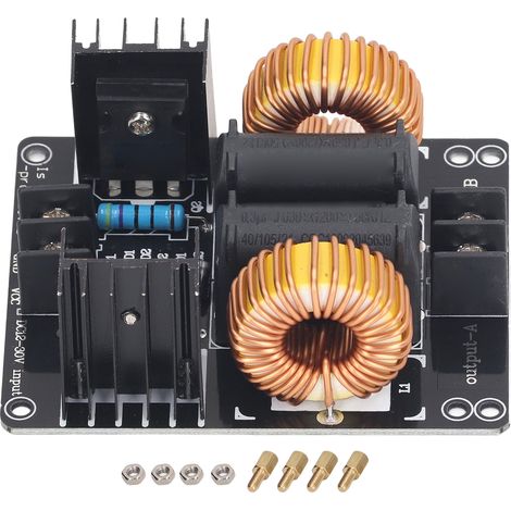 Bobine de chauffage ZVS 12-30V CC, module d'alimentation pour chauffage, carte d'alimentation pour bobine (1/5)