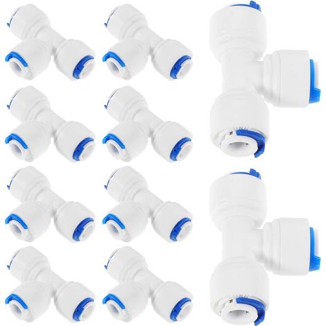 rapide pour filtre à eau en plastique 1 4 2 points T