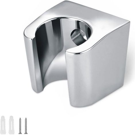 Alliage de Zinc Support Pommeau Douche, Accroche Pommeau de Douche Pour Poignées de Douche de Diamètre 20-22 mm, Salle de Bain Porte Douchette avec Vis, Support-Douche pour Salle de Bain