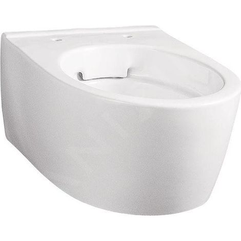 WC à fond creux Geberit iCon Rimfree court 6 l suspendu we KeraTect (1/5)