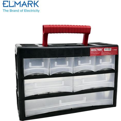 ORGANIZZATORE IN PLASTICA CON DIVISORI 3X11 SEZIONI (1/3)
