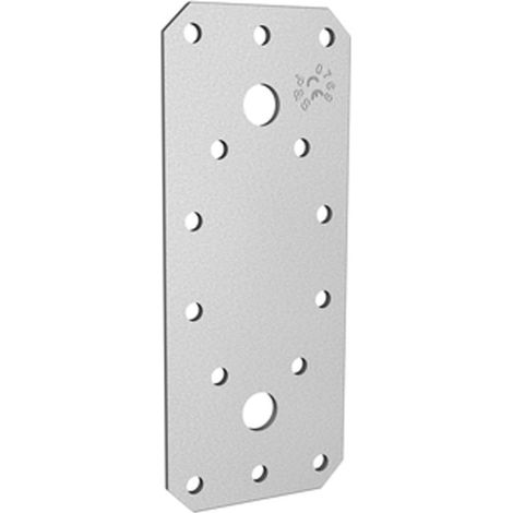 Flacher Holzverbinder 175x40x3mm DIN 14545 Sendzimir verzinkt 62218030 (1/2)