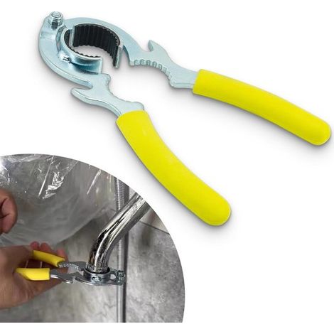 Chiave per rubinetti per la rimozione e la sostituzione degli aeratori dei lavelli di cucina e bagno. (1/5)