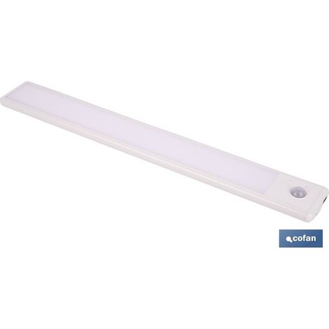 Aplique LED recargable con sensor 3,7 V 1,5 Ah 120 LM 3CCT 300 x 40 mm