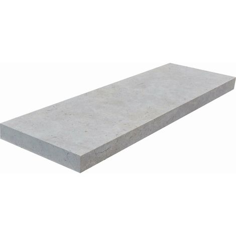 Margelle Pierre d'Egypte 5cm - Marbre Sinaï Pearl - Sablé Brossé - 33x100x5cm BD - Vendu à la pièce