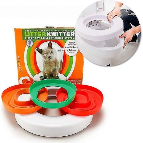 Katzentoilette mit hohem Rand, kein Verschütten von Streu, abnehmbarer hoher Rand, für Katzen - Katzentoilette
