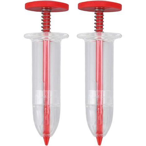 Lot de 2 semoirs manuels pour semis, mini-semoirs, épandeurs de graines, semoirs manuels pour plantes de jardin et fleurs. (1/5)