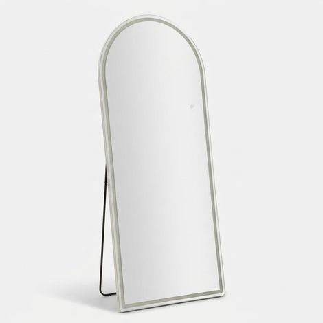 Bogenförmiger LED-Spiegel stehend oder zur Wandmontage 77x177 Golden Arch Radiance (1/5)