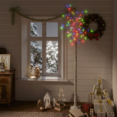 Sapin de Noël 200 LED colorées Saule 2,2 m Int/Ext (1/5)