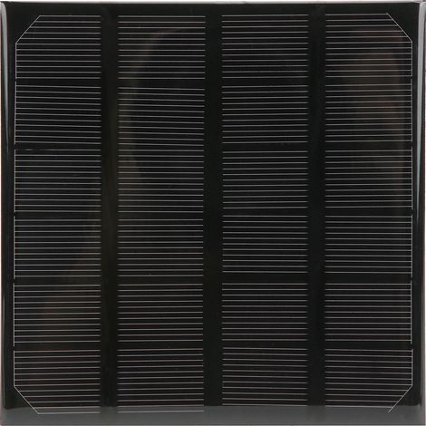 Module de panneau solaire monocristallin en silicium 2W 6V Mini, chargeur de batterie pour le camping en extérieur