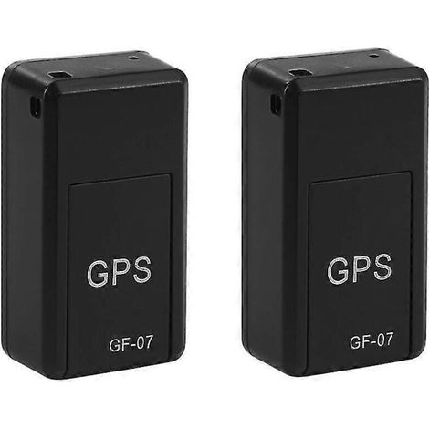 Lot de 2 traceurs GPS magnétiques longue autonomie pour voiture. camionnette. remorque. application espion cachée