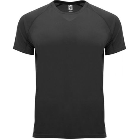 Camiseta técnica de manga ranglán con factor protección UV BAHRAIN ROLY XXL Negro