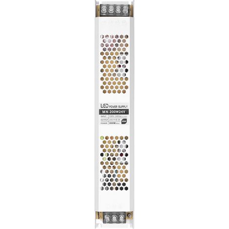 Alimentation à Découpage 200W Imperméable pour LED 24V, Transformateur AC 190‑240V (1/5)