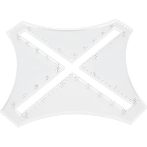 Gabarits transparents en plastique pour patchwork, idéaux pour la couture et les loisirs créatifs. Cadeau parfait pour les professionnels.