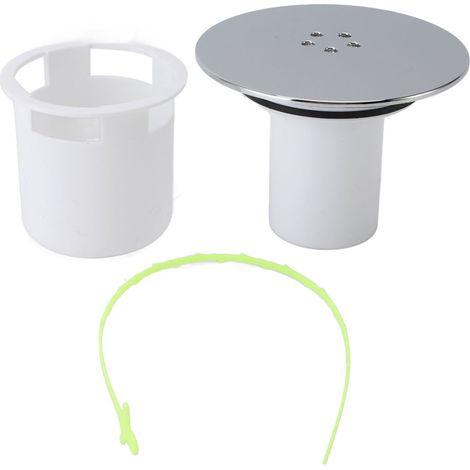 Siphon de sol de douche multifonctionnel, moderne et élégant, anti-odeurs, avec récupérateur de cheveux pour salle de bain (1/5)