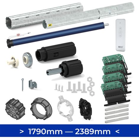 Kit axe moteur volet roulant 1790 --- 2389 mm Moteur Radio