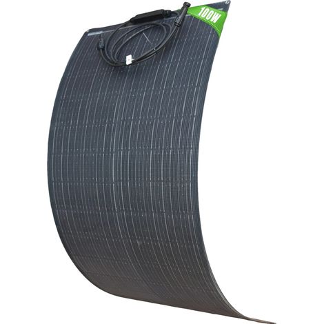 Panneau Solaire, Design Flexible, Haute Efficacité, 1PCS 100W (1/2)