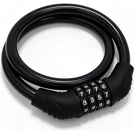Chaîne Antivol 65 cm, Chaîne Cadenas Vélo 4 Chiffres (1/5)