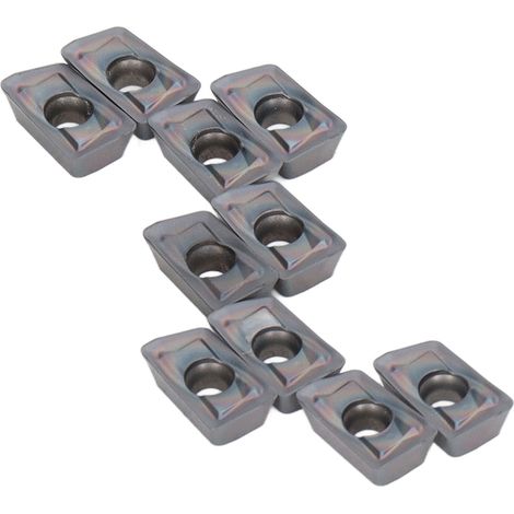 10 plaquettes de tour, plaquettes en carbure usinées avec précision et colorées, plaquettes en carbure CNC haute vitesse revêtues (1/5)
