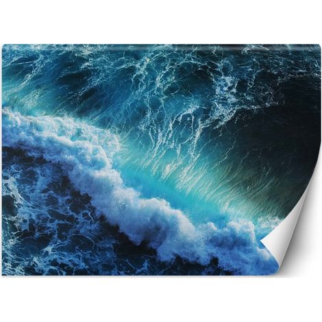 Fototapete Blaue Wellen 150x105 cm