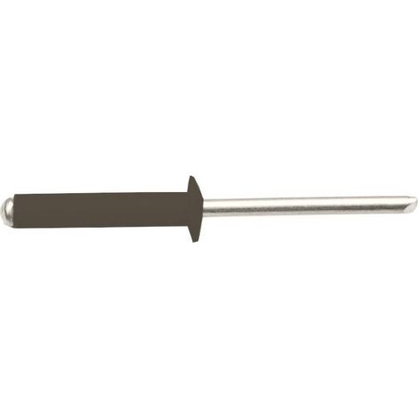 500 Rivets Aveugles Tête Ronde GORIVET ALX TRS 3.2 x 8 mm - Aluminium/Acier RAL 8014 - D-Work (1/4)