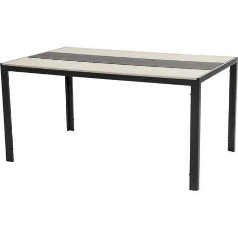 Tisch Delphi, Alu-Gestell 150 x 90 cm