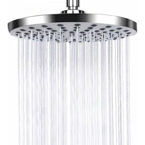 Cabezal de ducha antical, cabezal de ducha de acero inoxidable, cabezal de ducha tipo lluvia, cabezal de ducha fijo de alta presión y ahorro de agua para baño. (1/3)