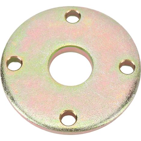 Moyeu de Roue de Frein à Disque Go Kart, pour Axes de 25 à 26 Mm de Diamètre, Disque de Frein à 4 Goujons, Plaque D'adaptation de Siège Fixe, pour Divers Projets de Bricolage de (1/5)